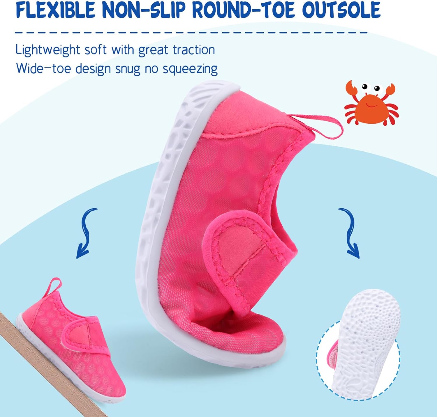 LeIsfIt Toddler Water Shoes Boys