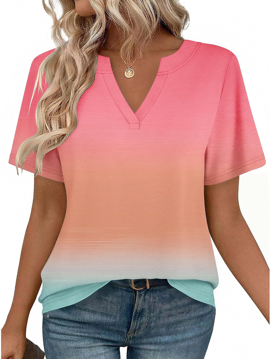 Zeagoo Womens Tops Short Sleeve