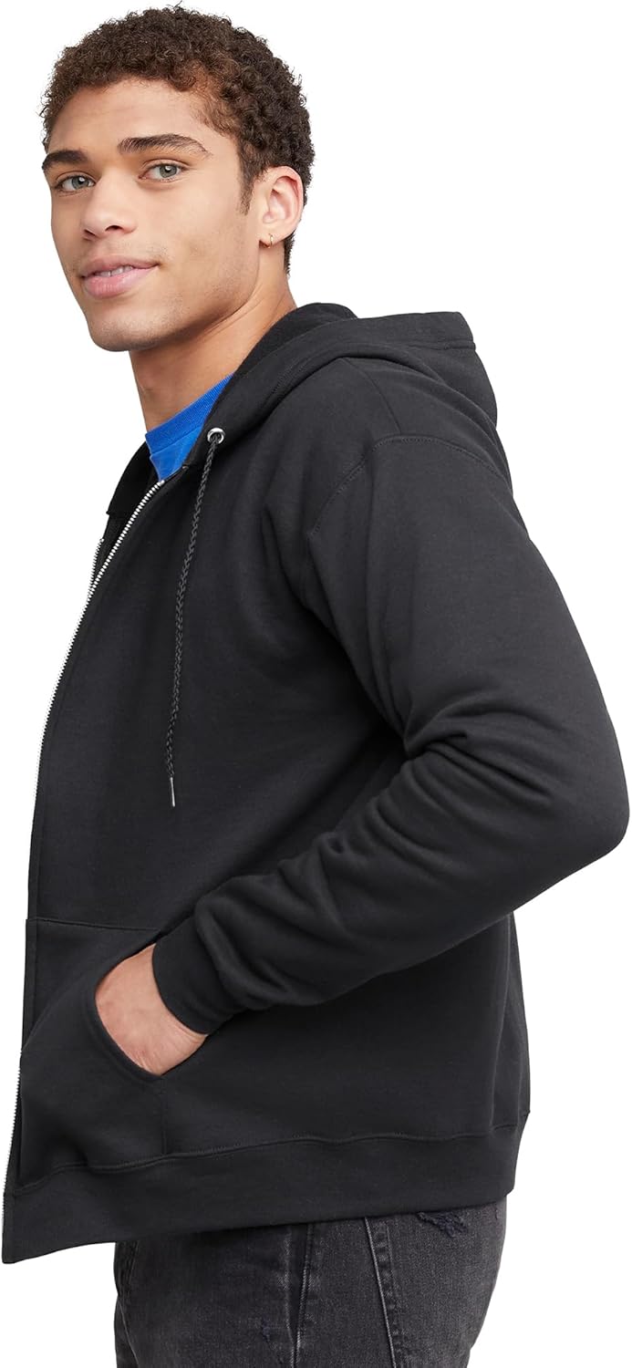 Hanes Men's Zip-up Hoodie, Ecosmart