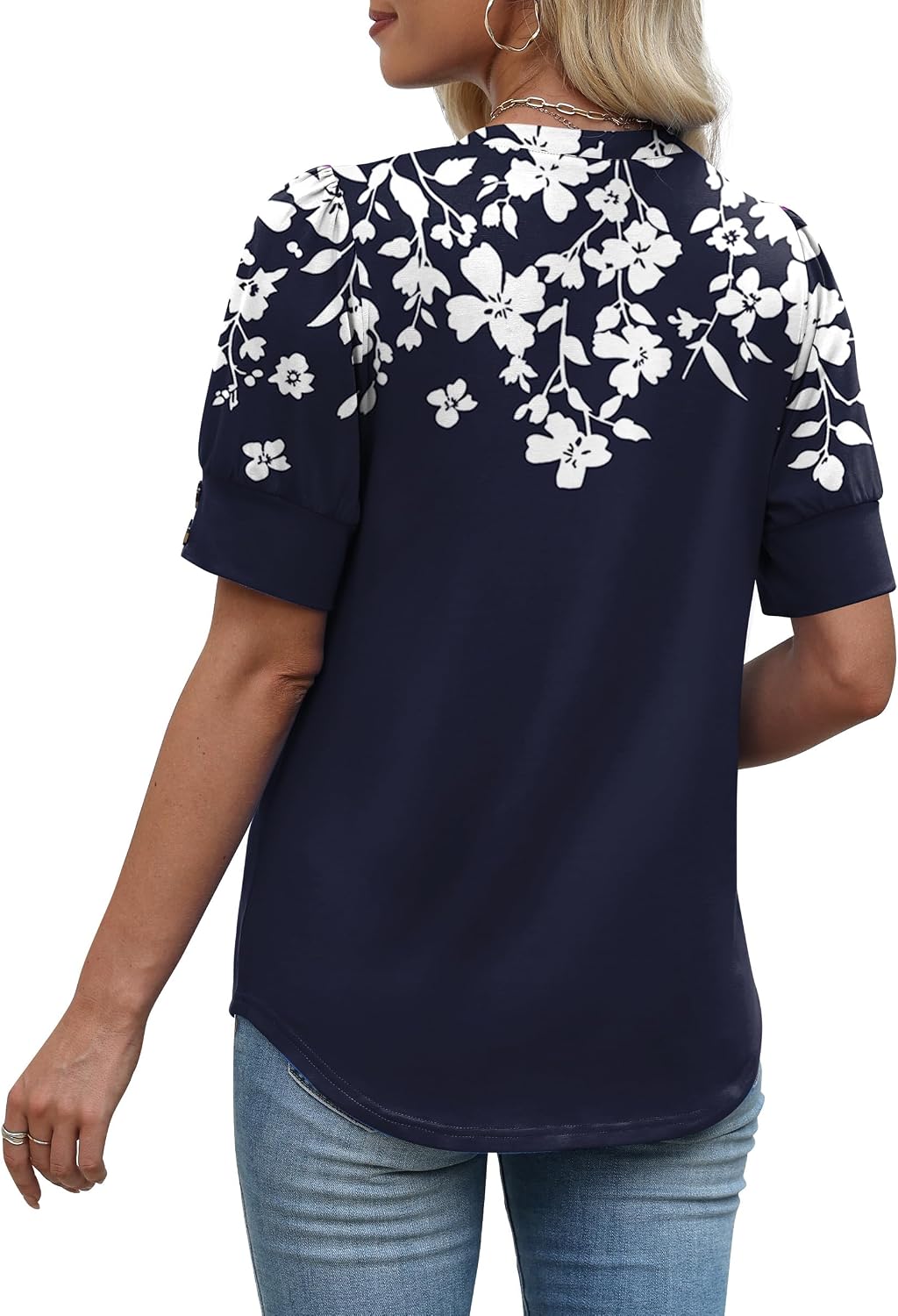 OFEEFAN Womens Tops Short Sleeve