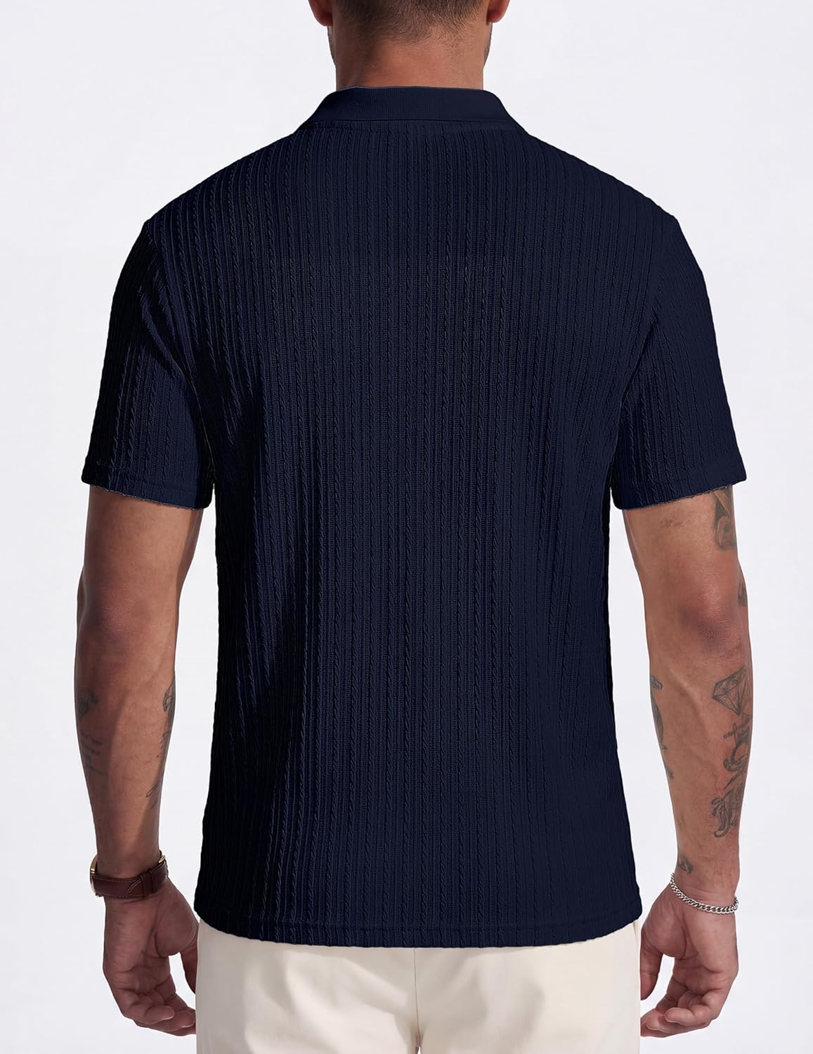 JMIERR Mens Casual Polo Shirt