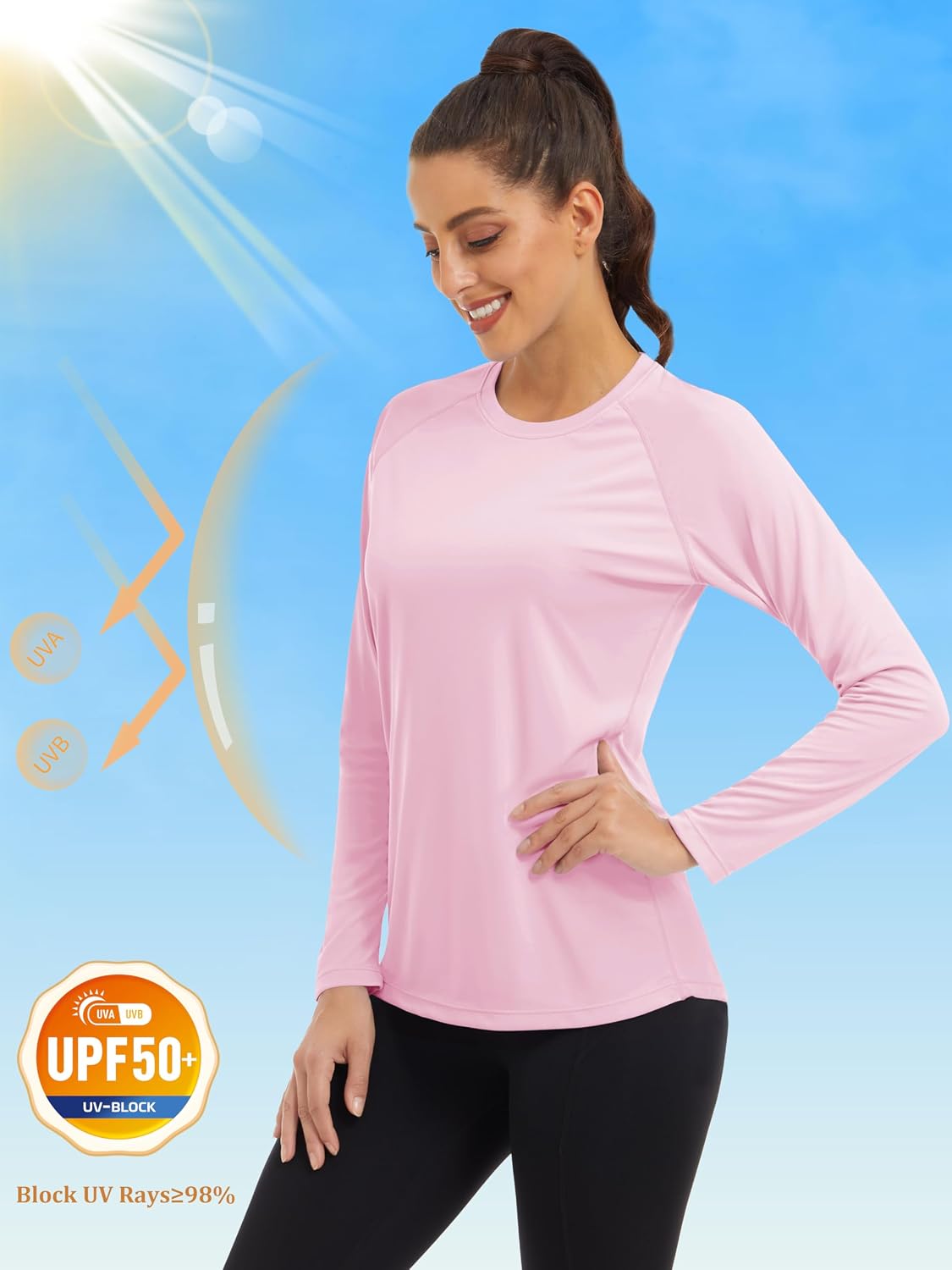 MAGCOMSEN Women's Long Sleeve Shirts