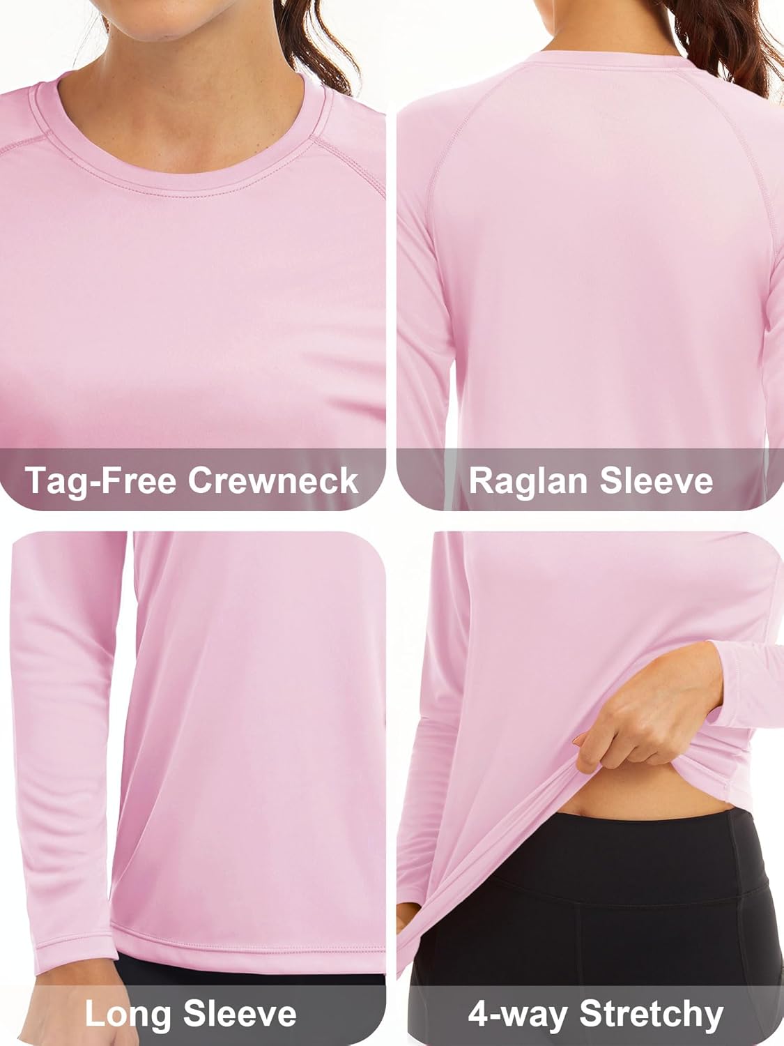 MAGCOMSEN Women's Long Sleeve Shirts