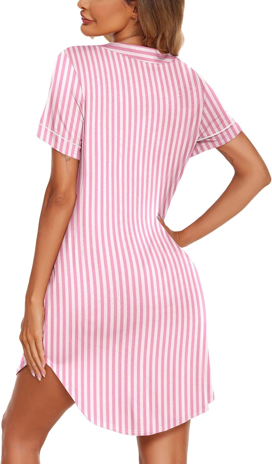 Ekouaer Nightgowns for Women Button