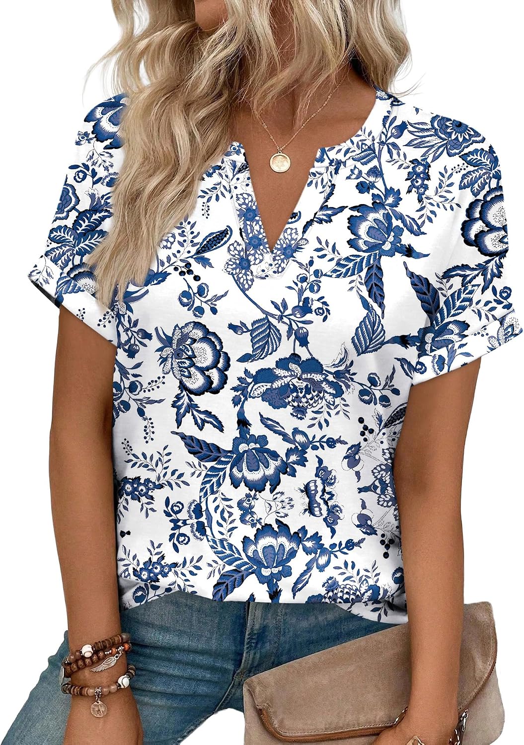 WIHOLL Womens Blouses Spring Tops