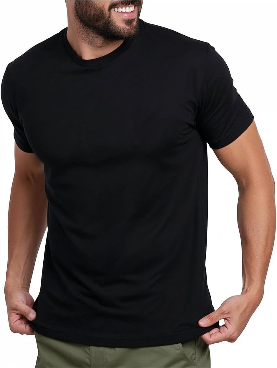 Mens T Shirts Soft Cotton