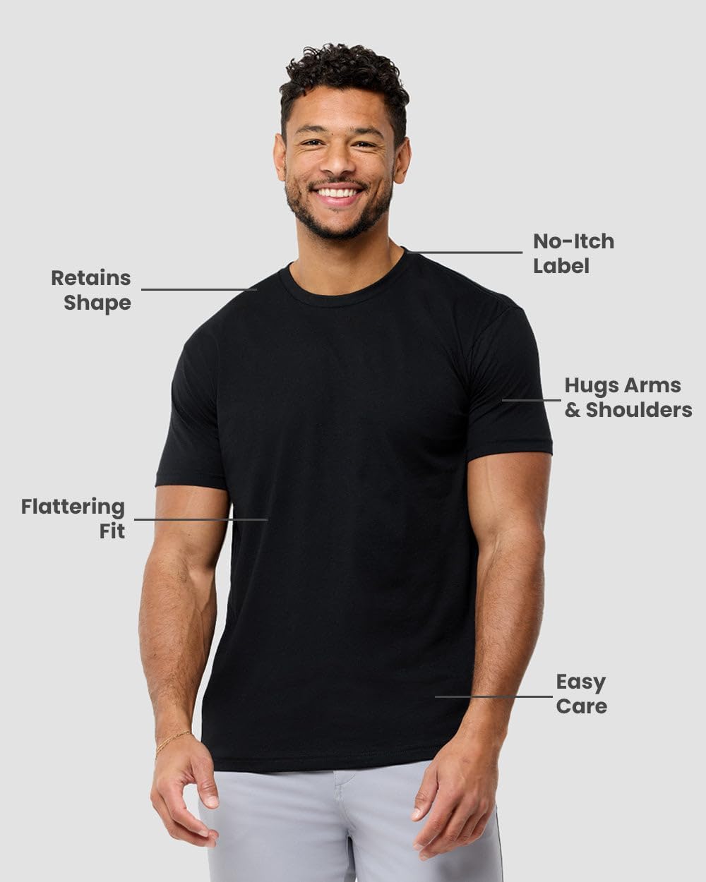 Mens T Shirts Soft Cotton