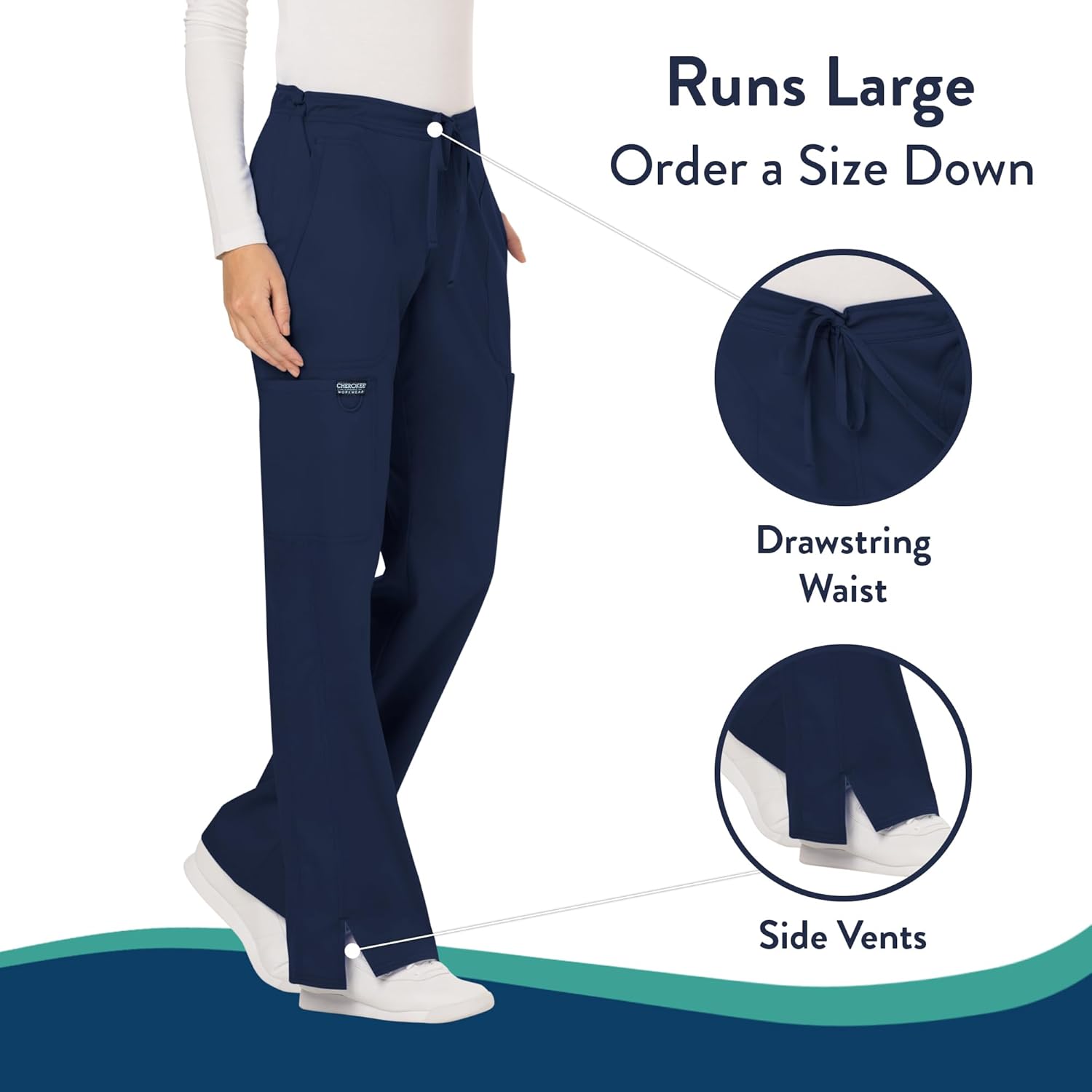 Cherokee WW Revolution Scrub Pants