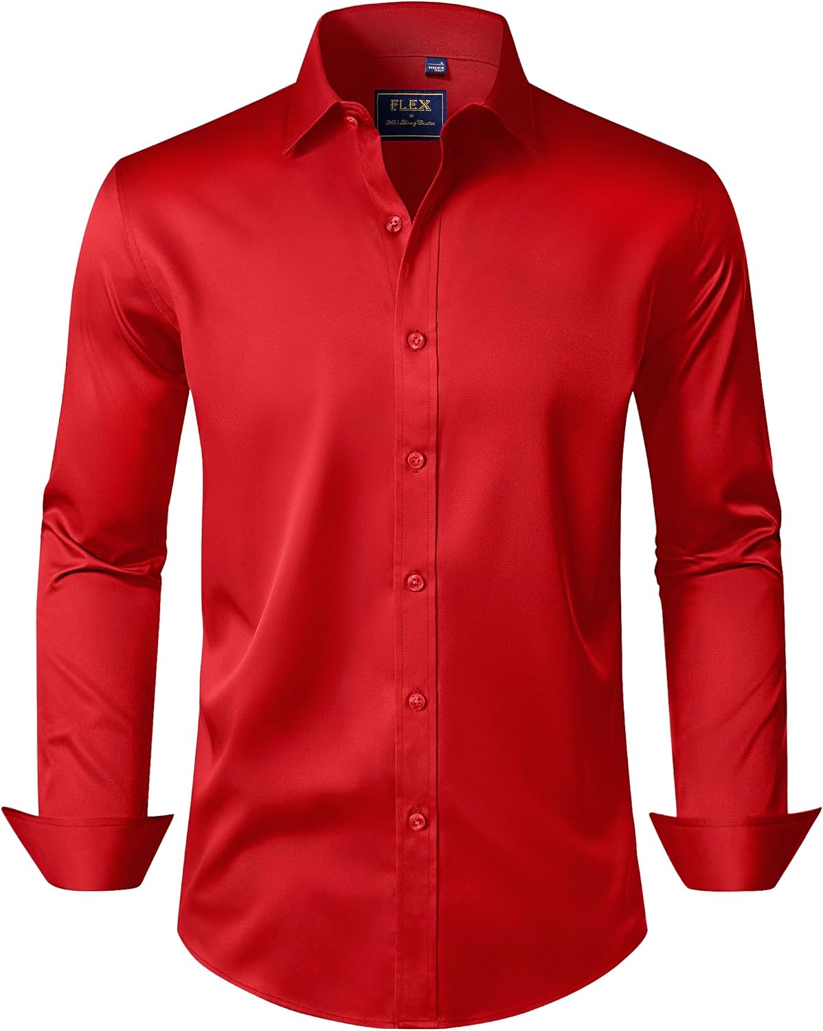 J.VER Men's Dress Shirts Solid