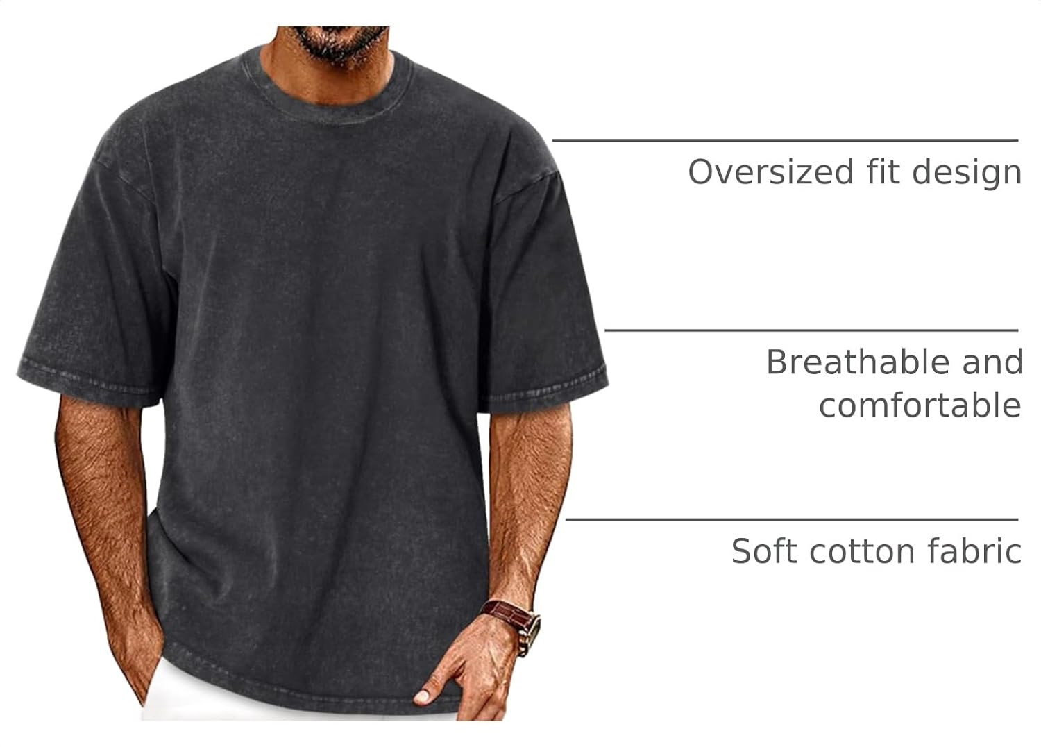 Oversized Tshirts for Men Short
