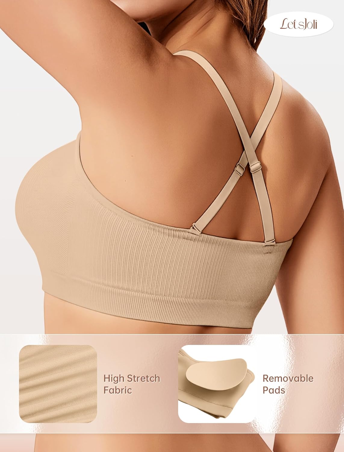 LetsJoli Strapless Bras for Women