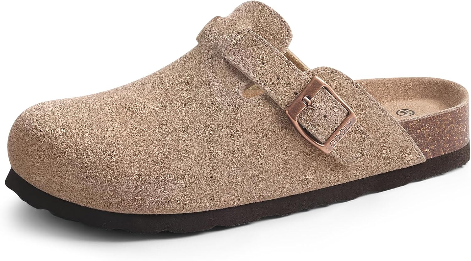 ODOLY Genuine Suede Clogs