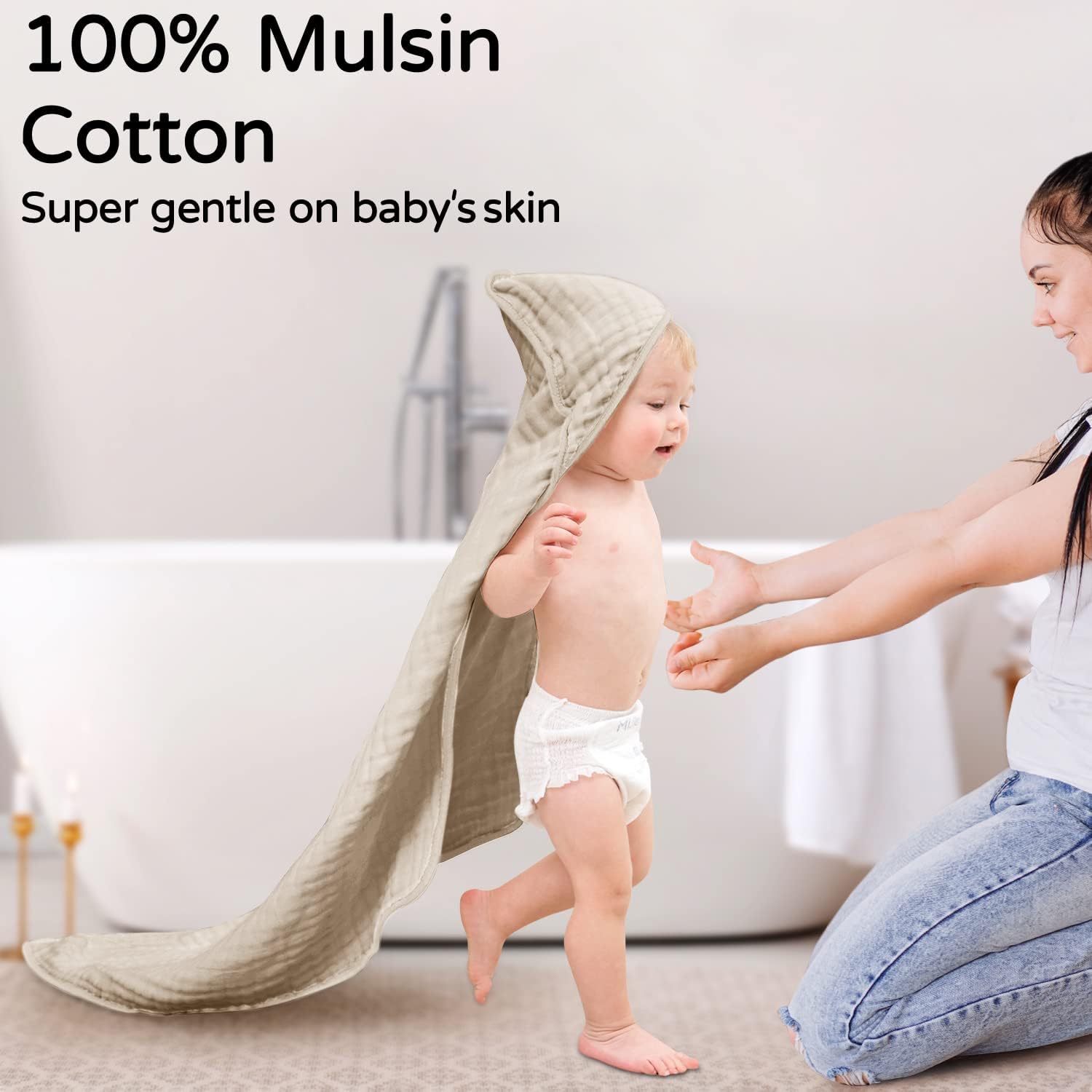 Yoofoss Hooded Baby Towels