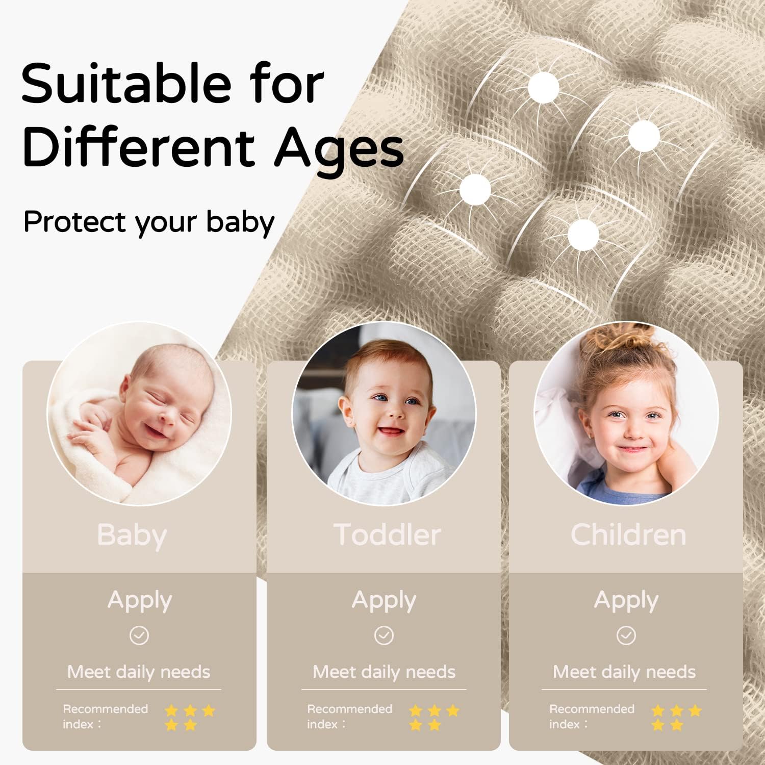 Yoofoss Hooded Baby Towels