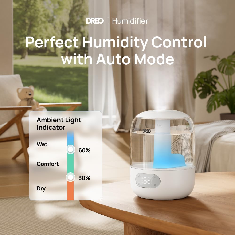 DREO 3L Humidifiers for Bedroom