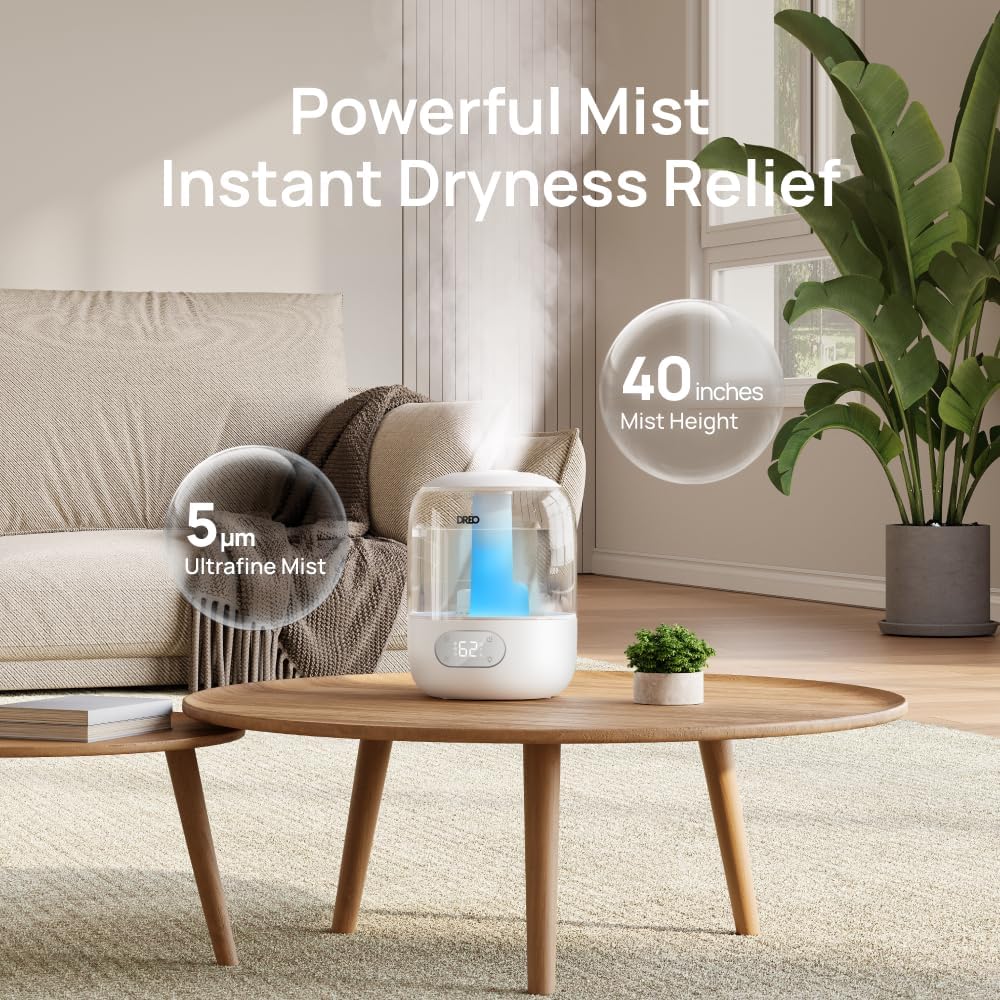DREO 3L Humidifiers for Bedroom