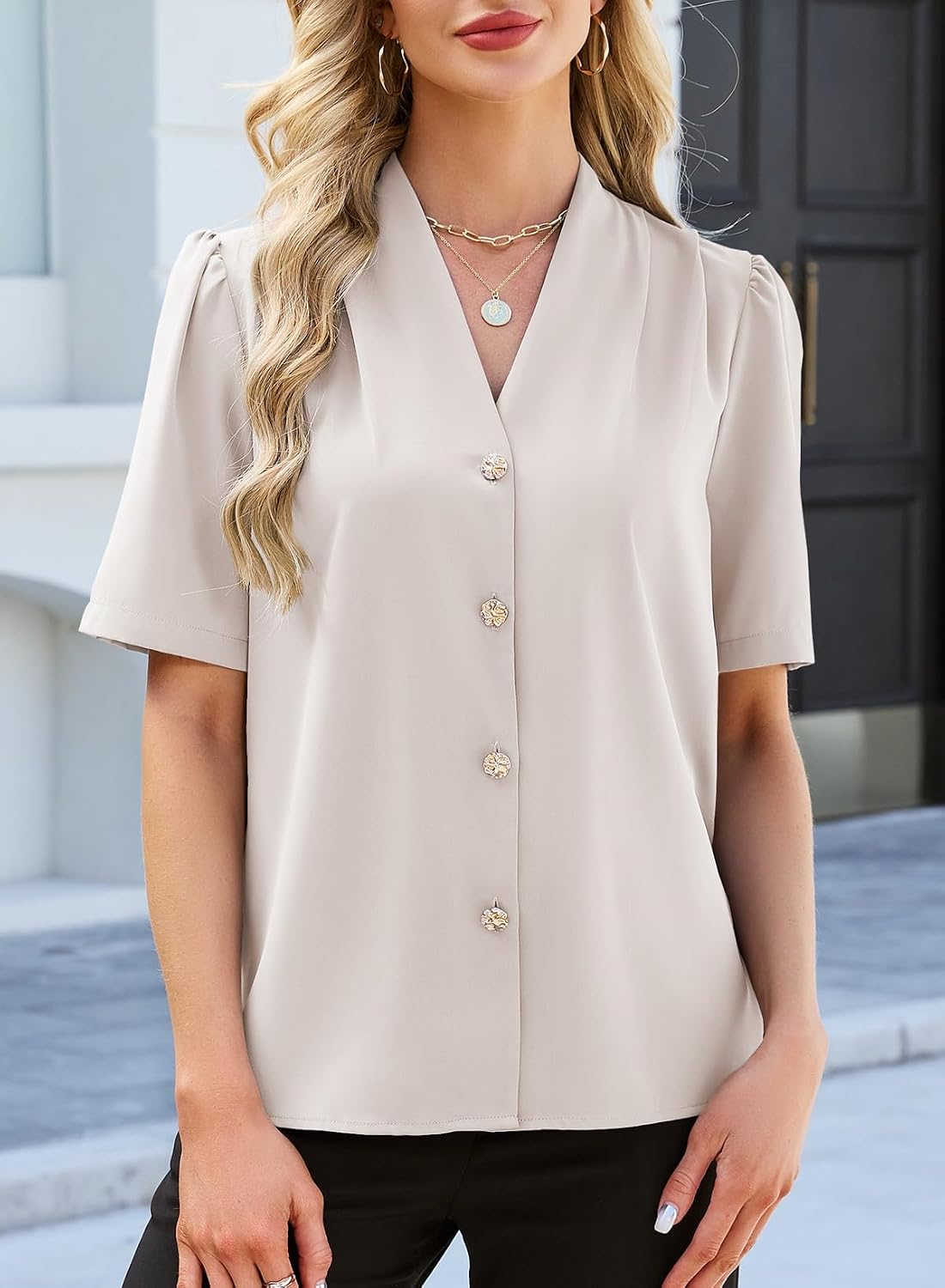 EVALESS Business Casual Tops