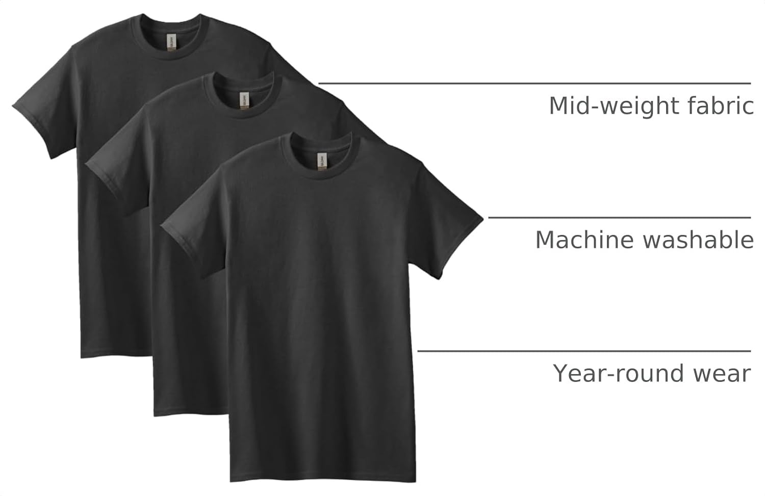 Gildan Adult Heavy Cotton T-Shirt, Style G5000 - Image 4