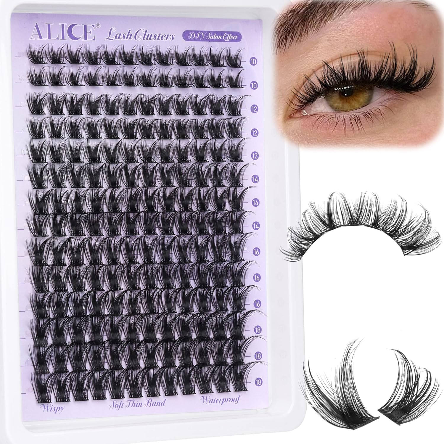 ALICE Lash Clusters Wispy Eyelash