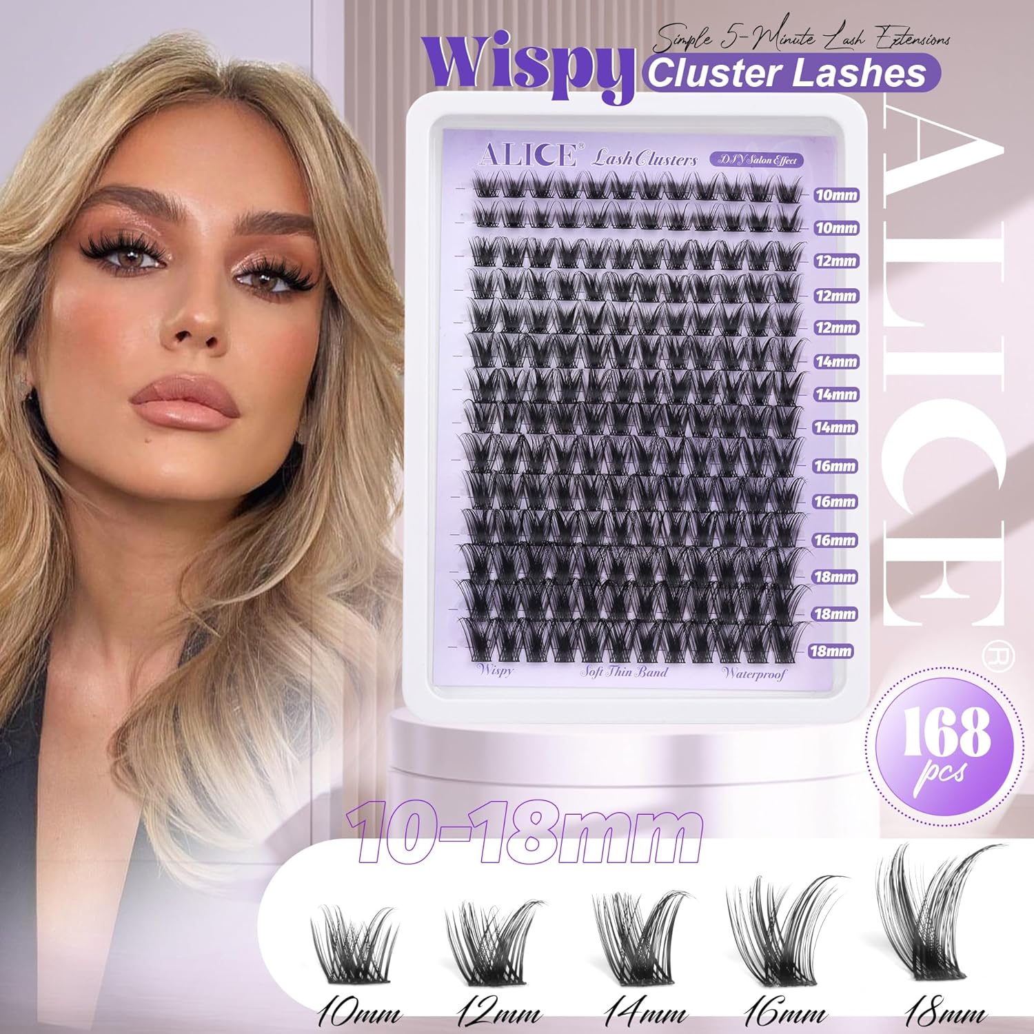 ALICE Lash Clusters Wispy Eyelash