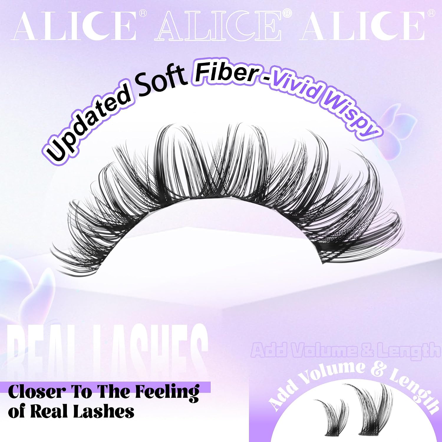 ALICE Lash Clusters Wispy Eyelash