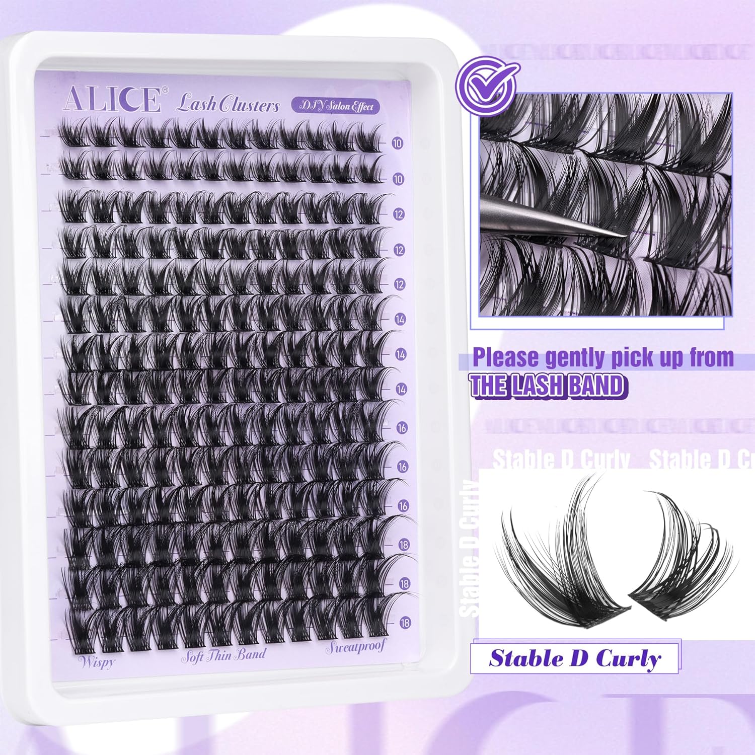 ALICE Lash Clusters Wispy Eyelash
