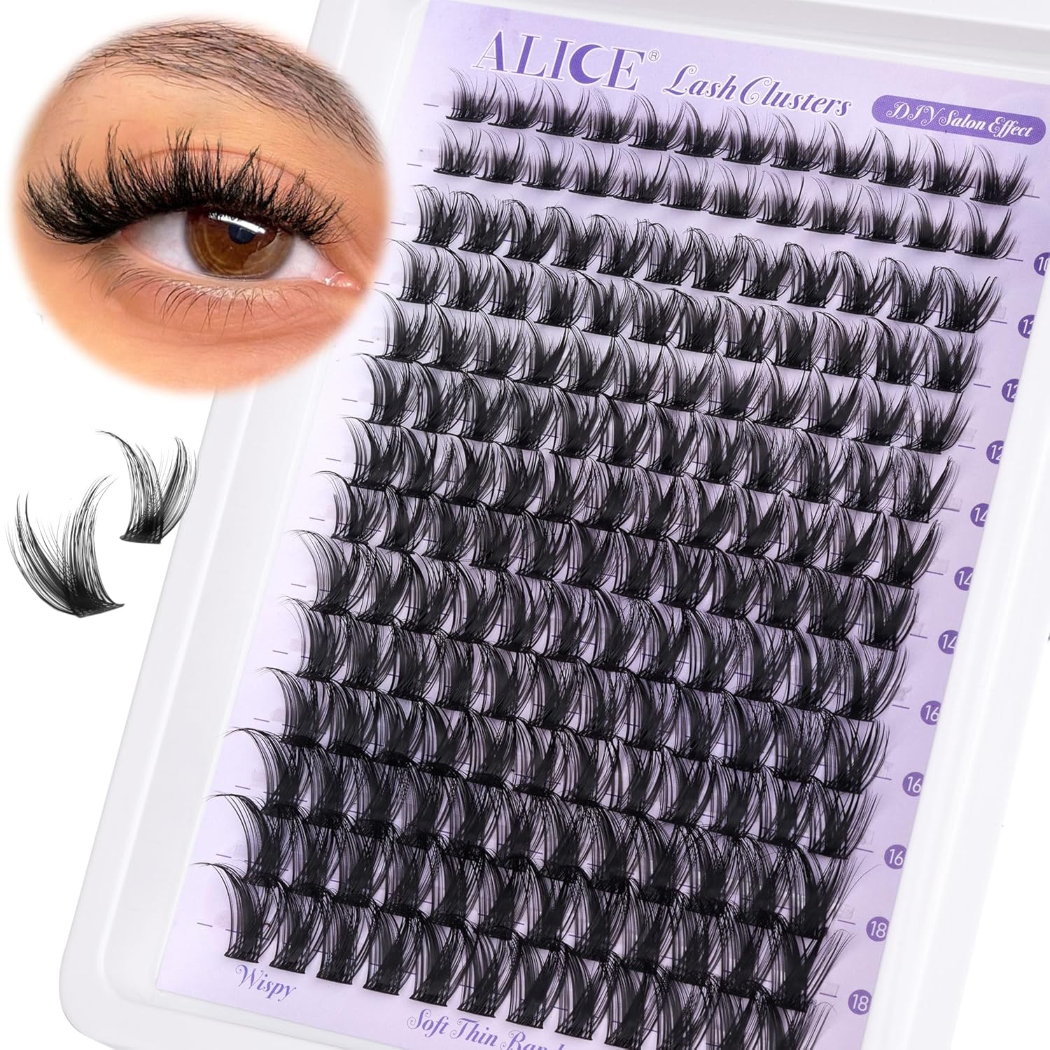 ALICE Lash Clusters Wispy Eyelash