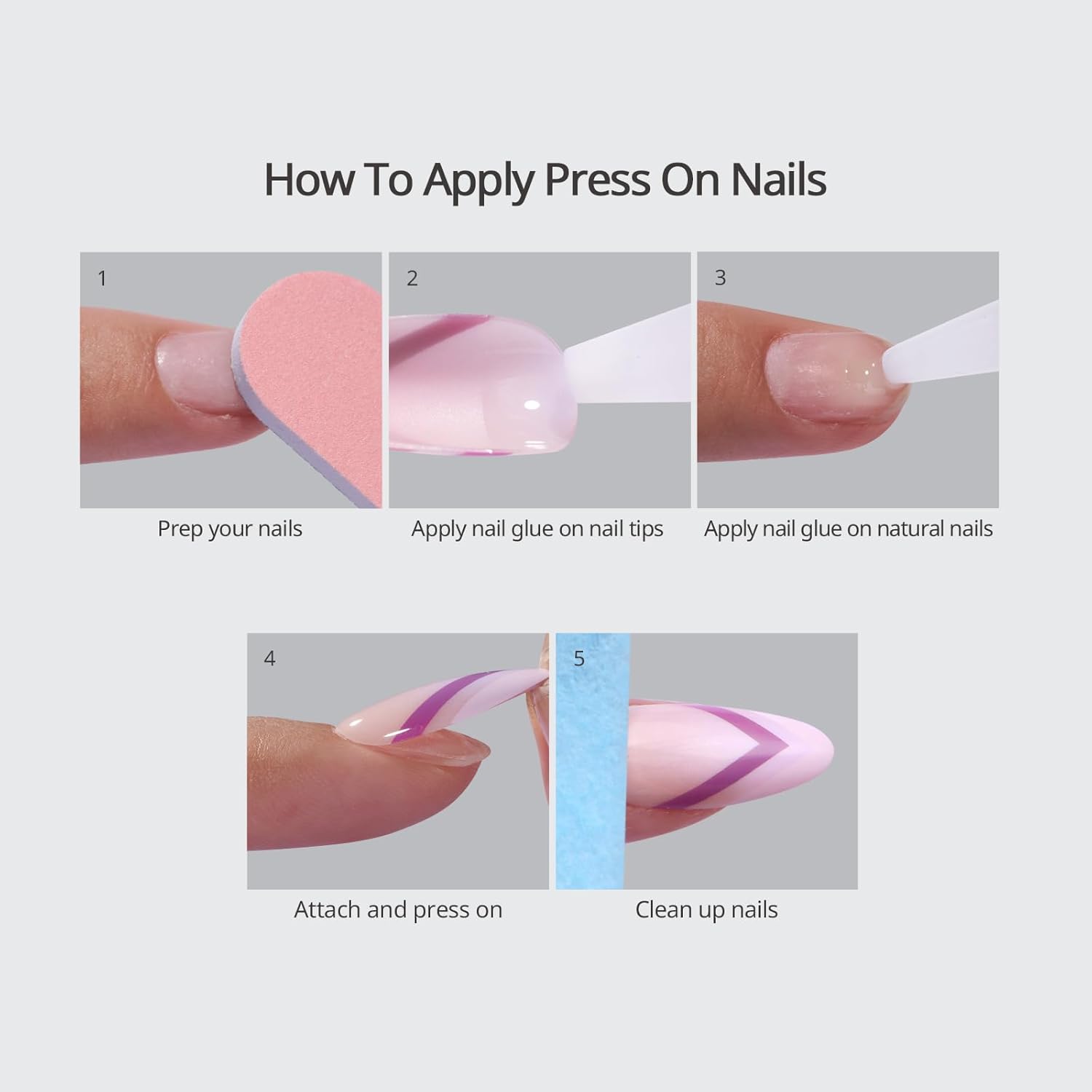 BTArtbox Press On Nails, Grave