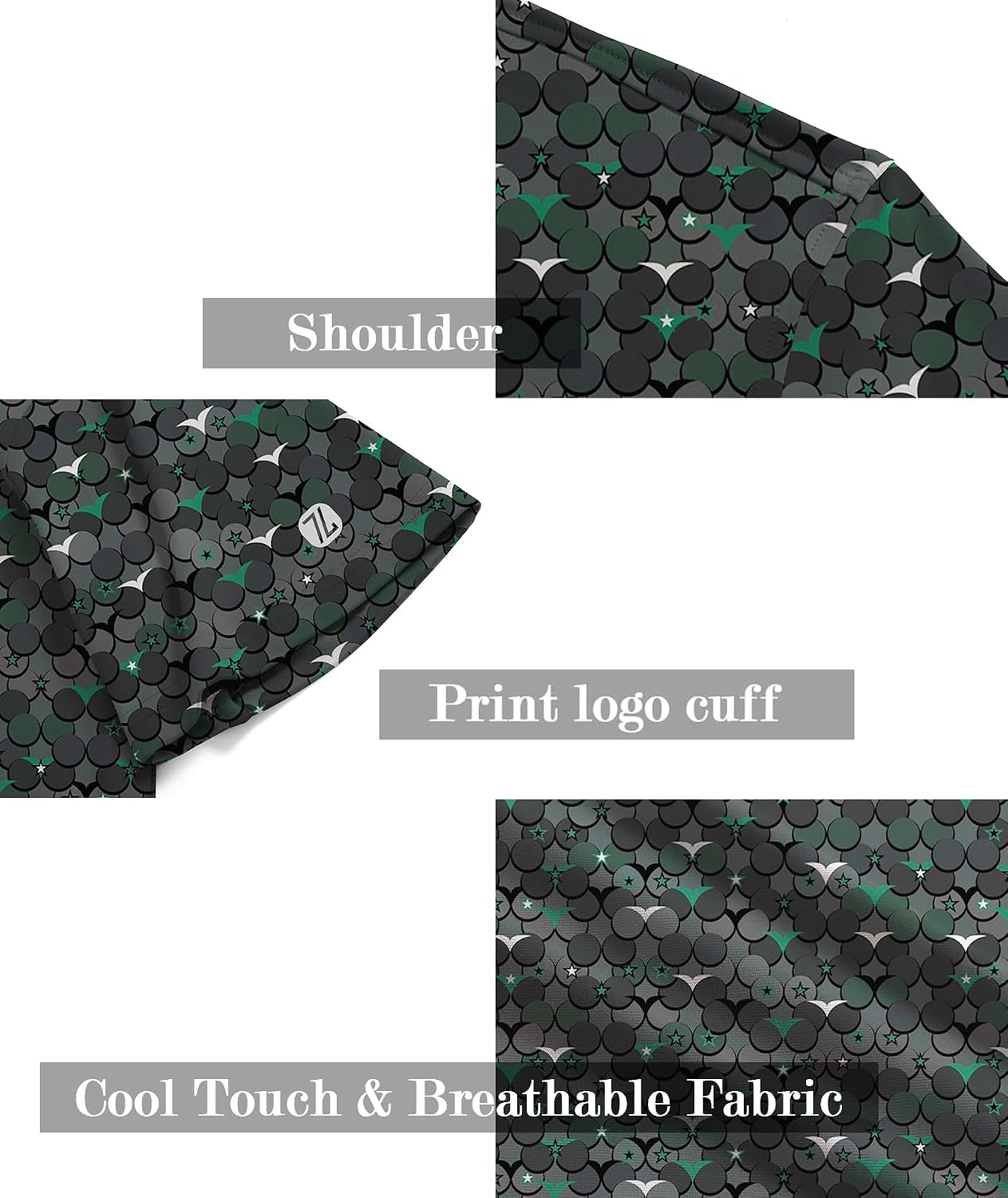 ZITY Men's Golf Shirts Short