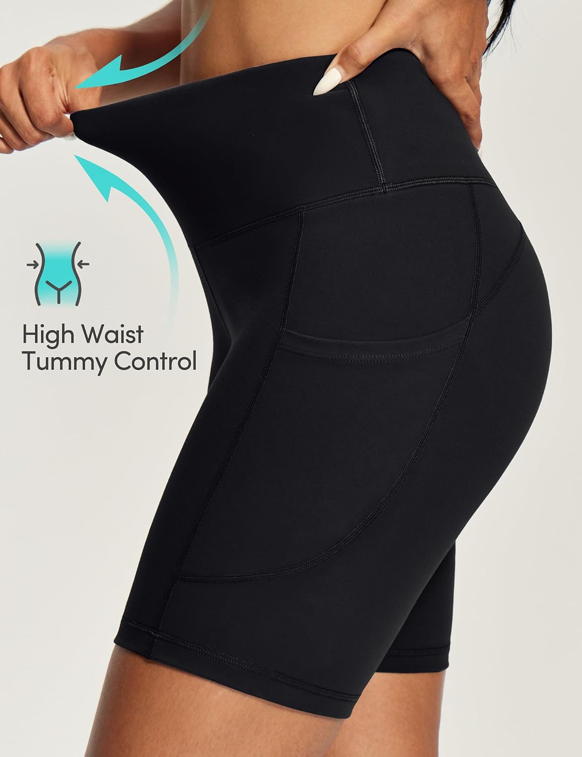 IUGA Biker Shorts Women 6"