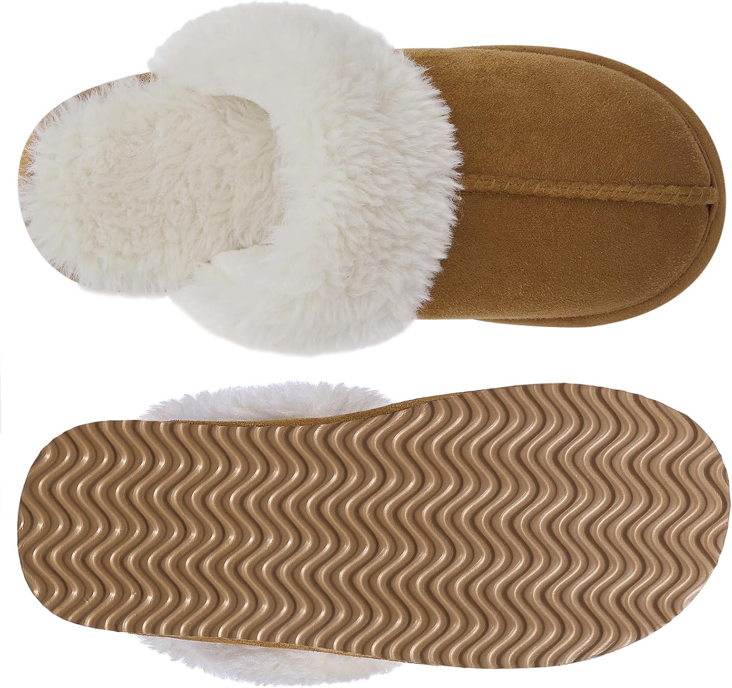 Fuzzy Memory Foam Slippers