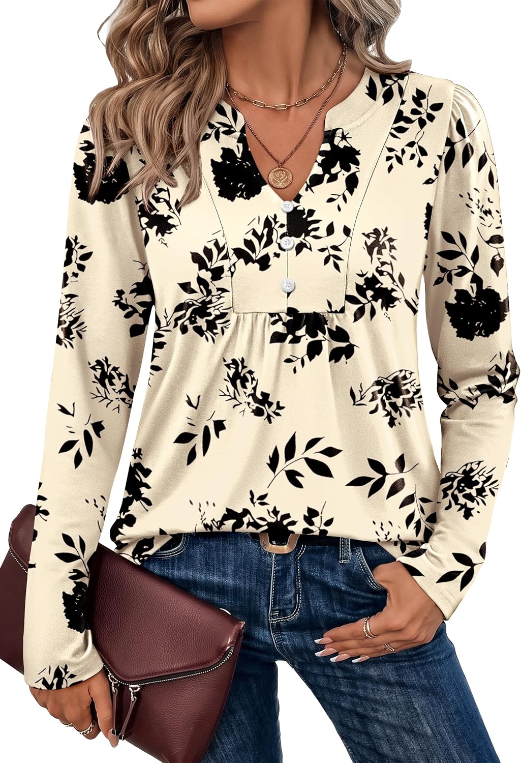 OFEEFAN Long Sleeve Shirts