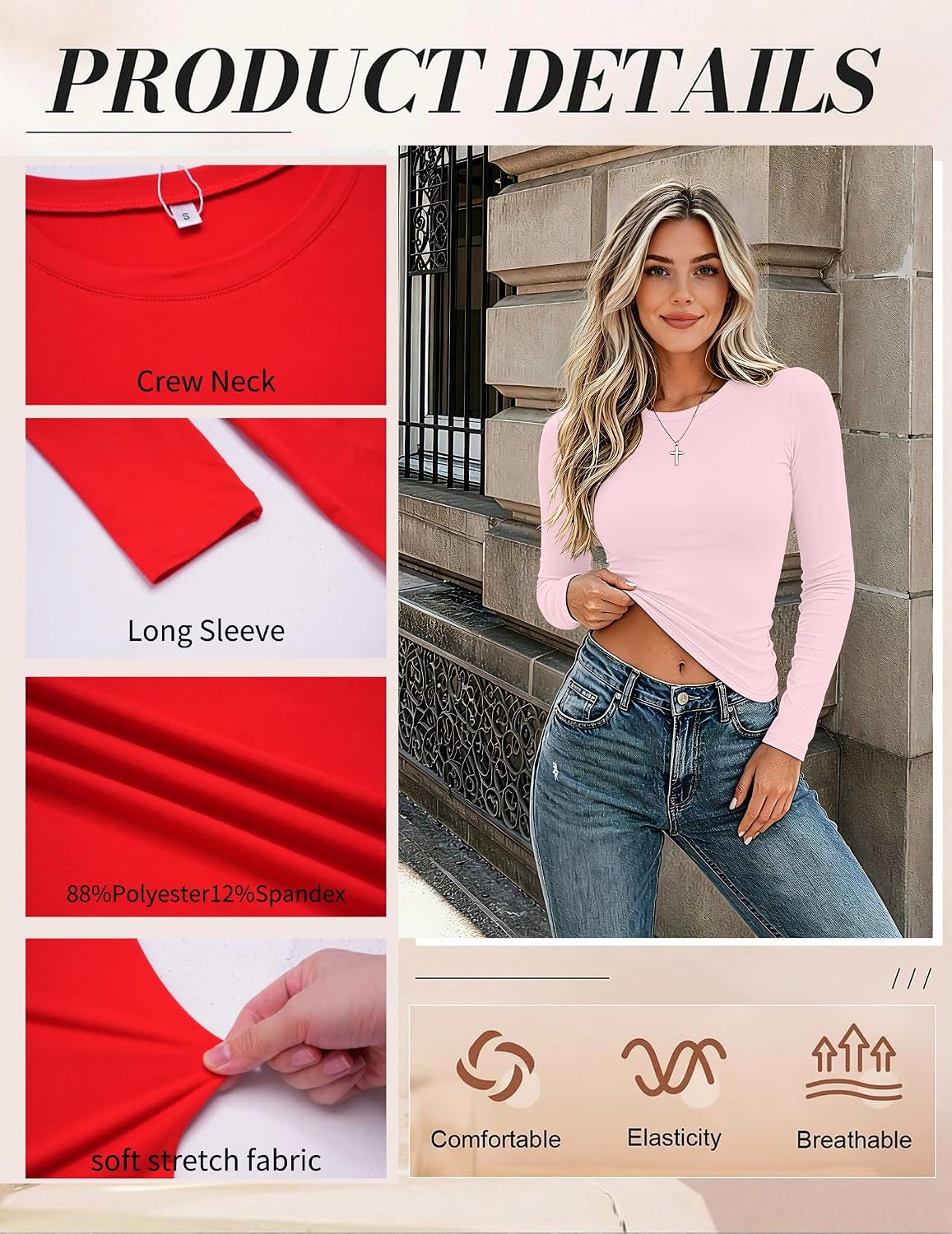 Zeagoo Women Long Sleeve Shirts