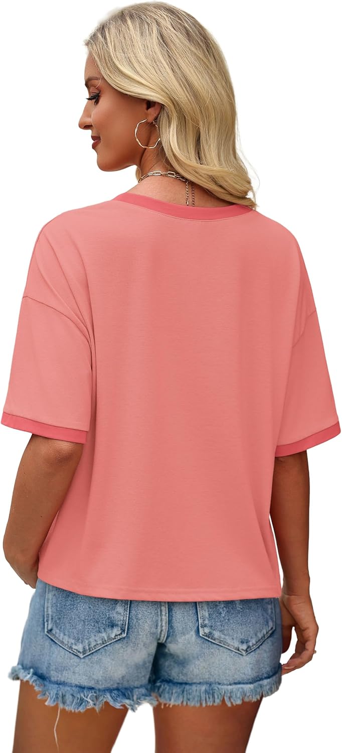 WIHOLL Womens T Shirts Loose