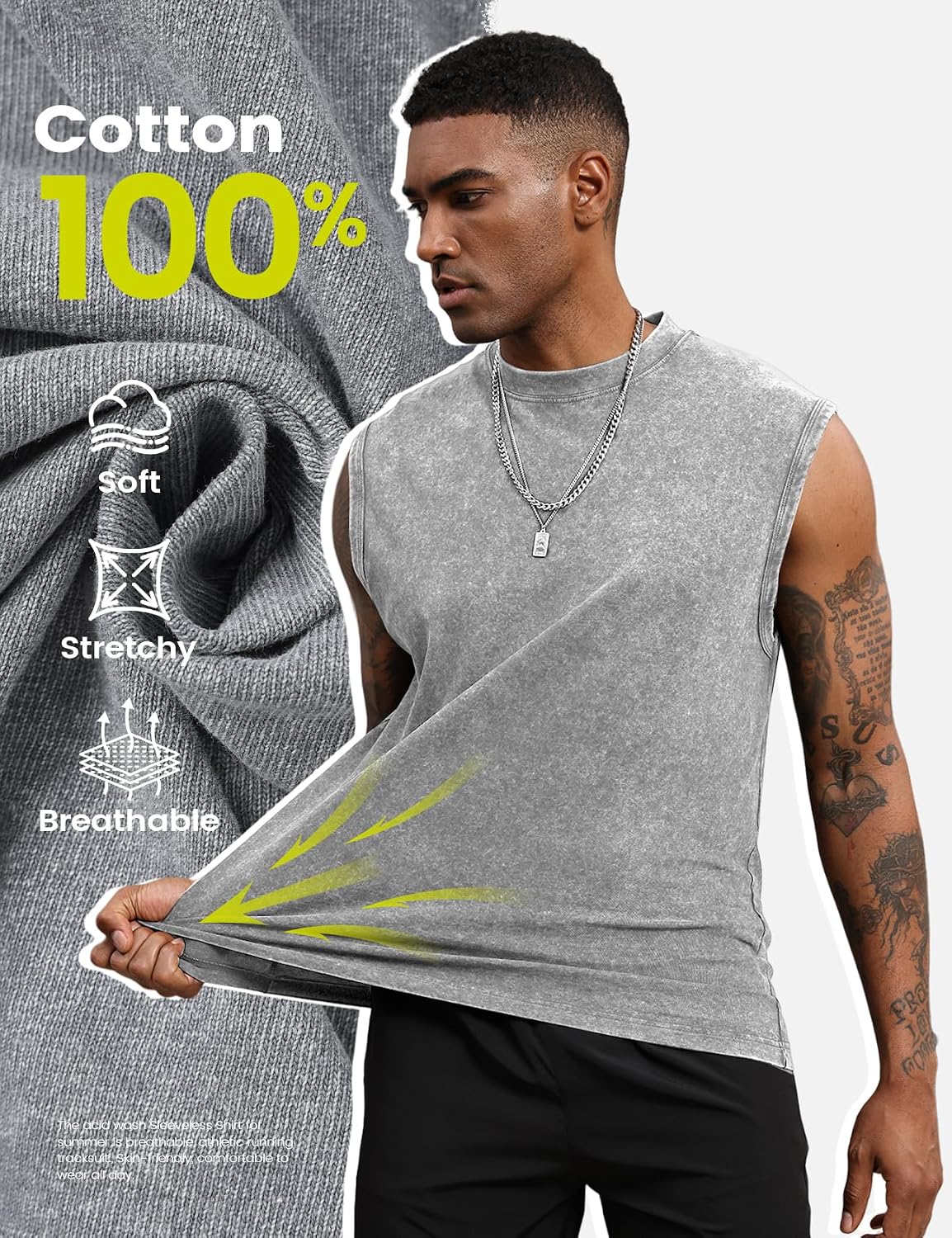 Yimoon Mens Tank Tops Workout