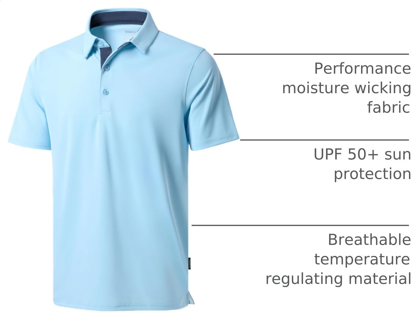Men's Golf Polo Shirts Dry