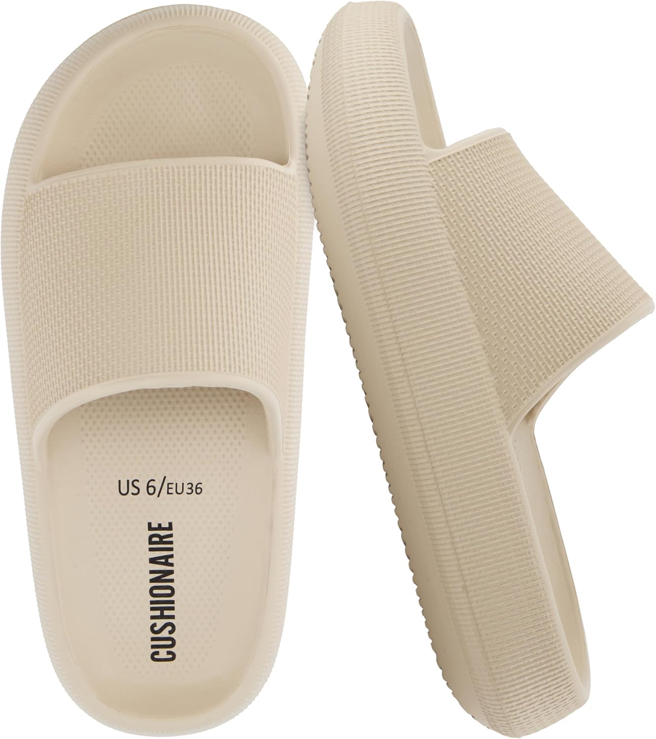 CUSHIONAIRE Feather EVA Slides