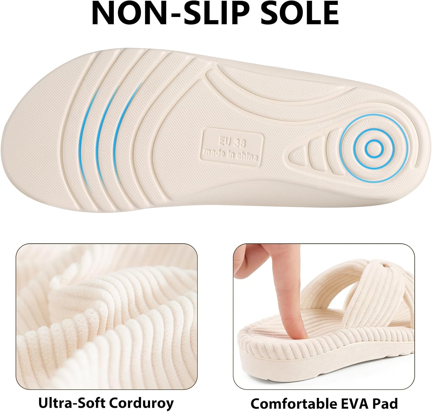 Women's Orthopedic Arch Support Slippers