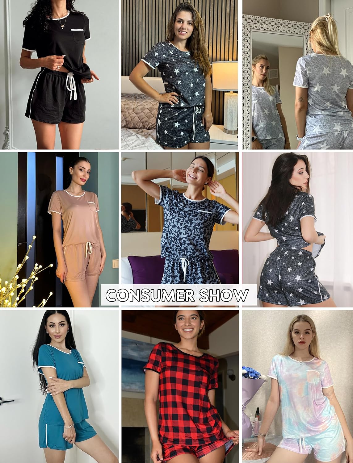 Ekouaer Pajamas for Womens Set