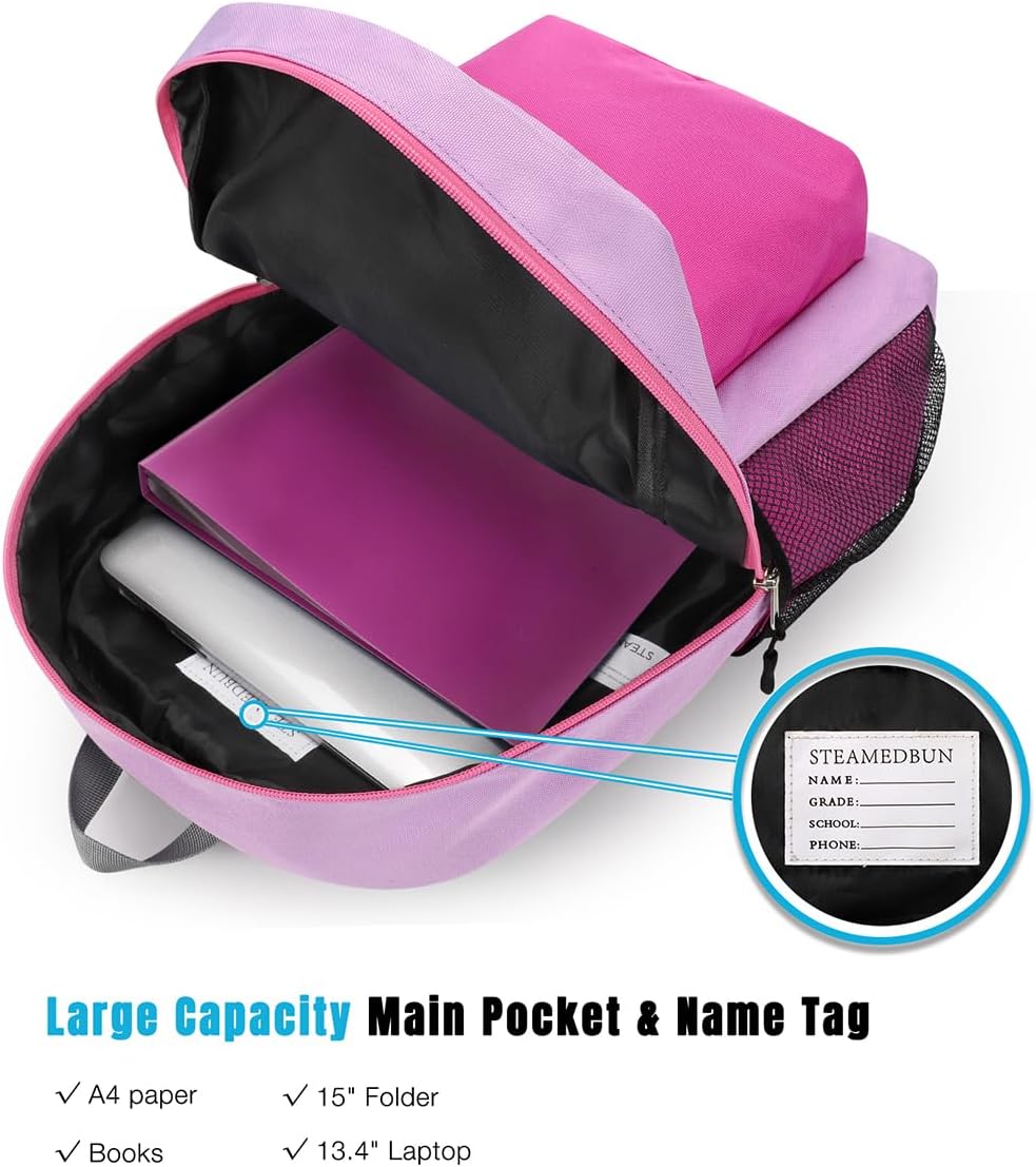 STEAMEDBUN Kids Backpack for Girls,Kindergarten