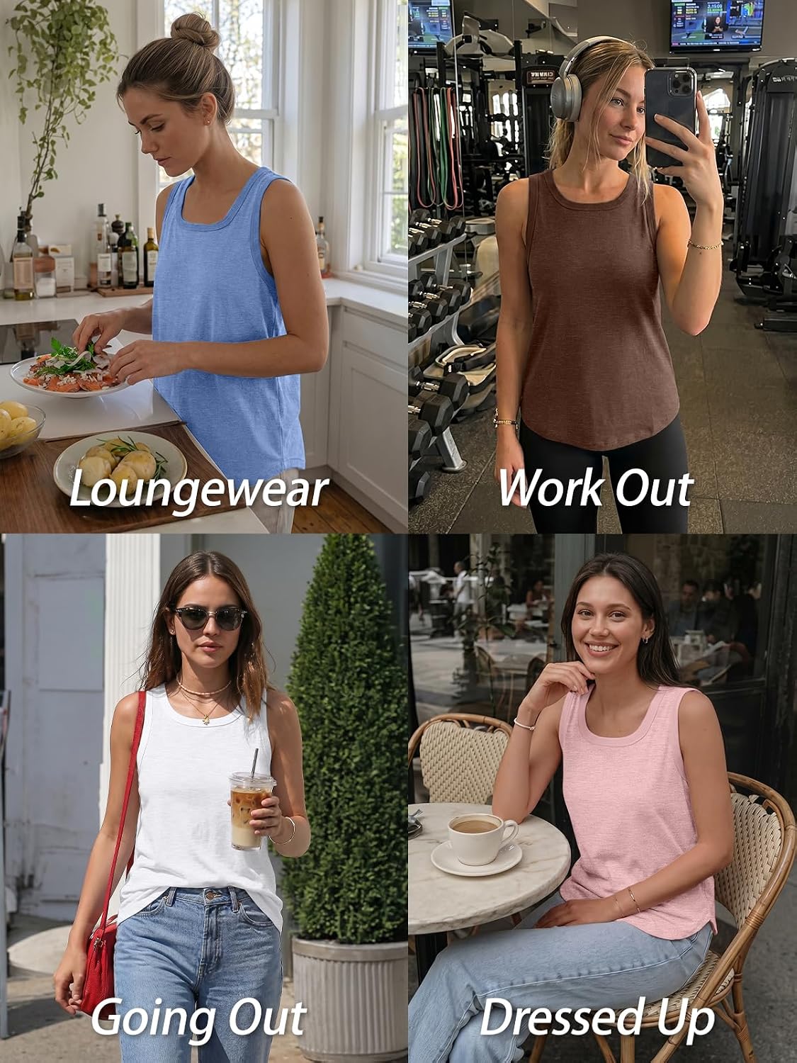 AUTOMET Women's Square Neck Tank