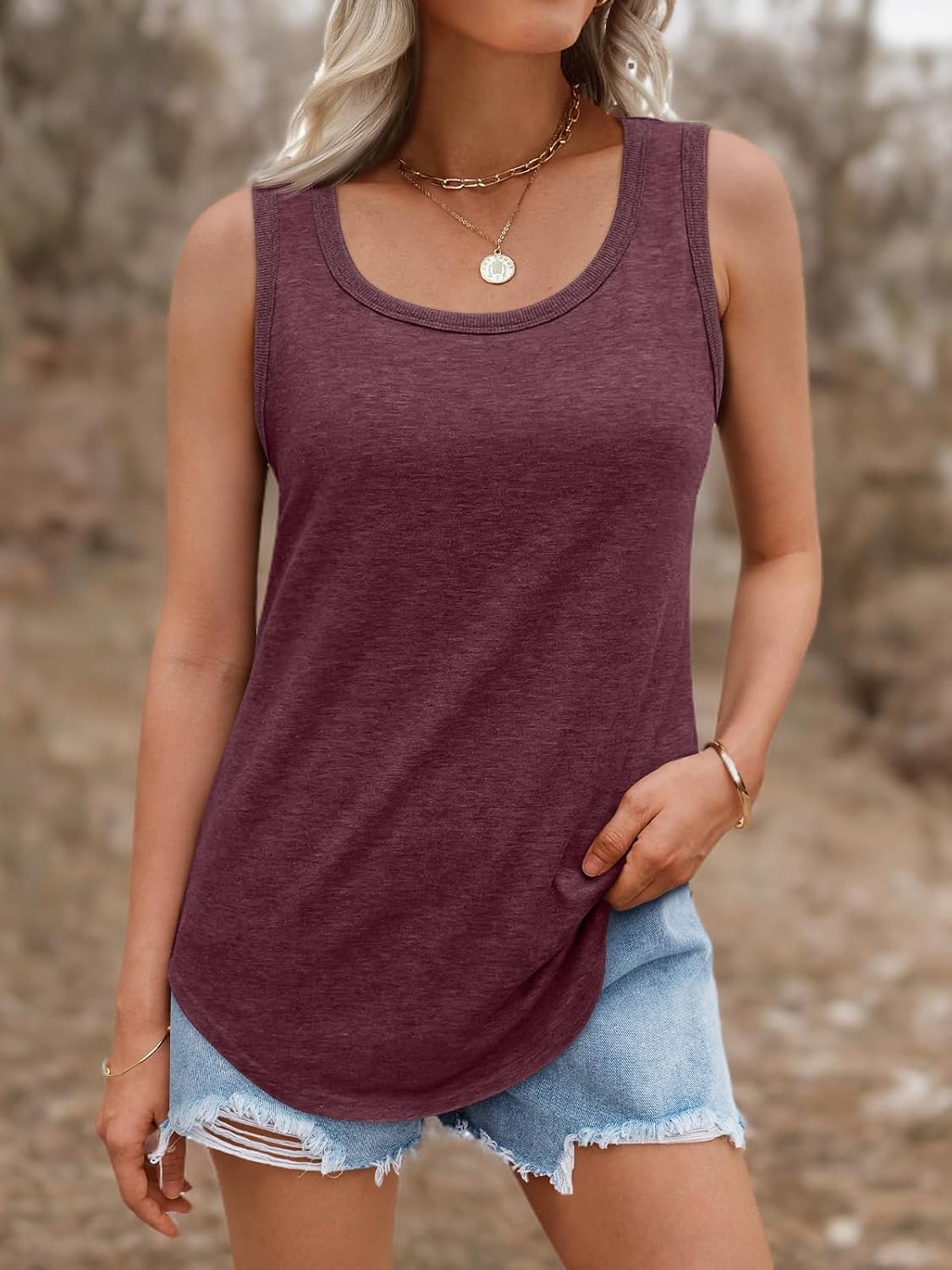AUTOMET Women's Square Neck Tank
