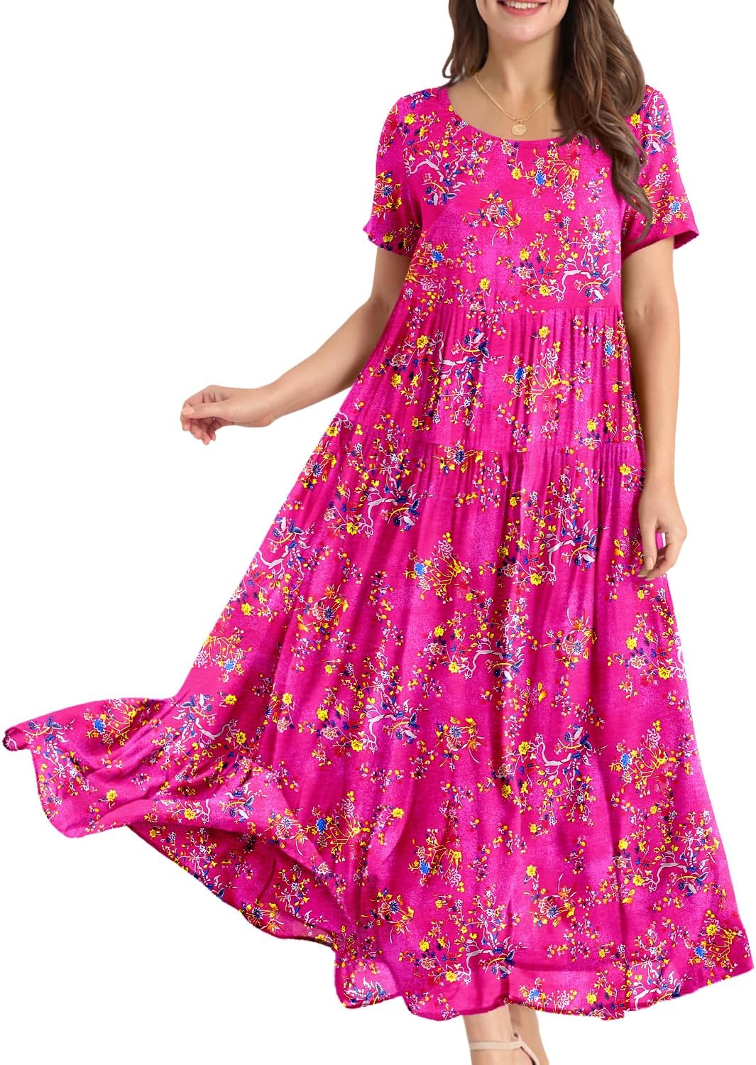 YESNO Women Casual Loose Bohemian