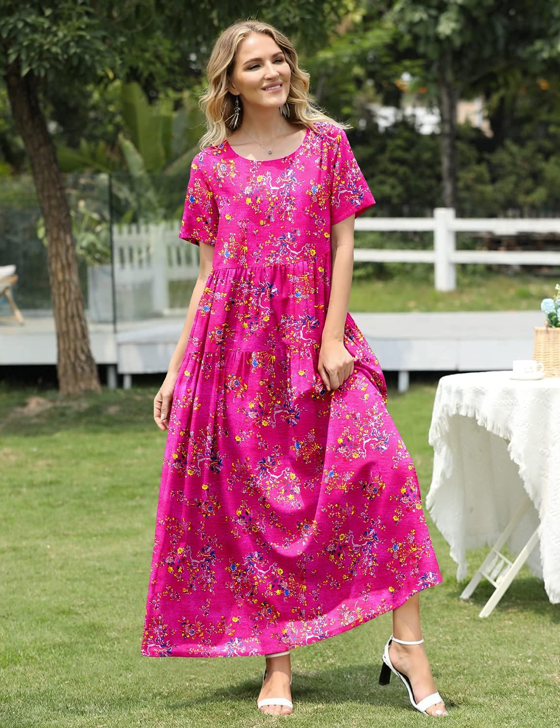 YESNO Women Casual Loose Bohemian