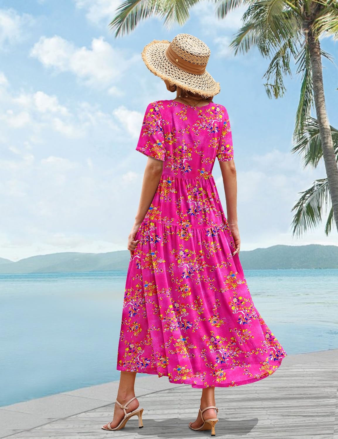 YESNO Women Casual Loose Bohemian