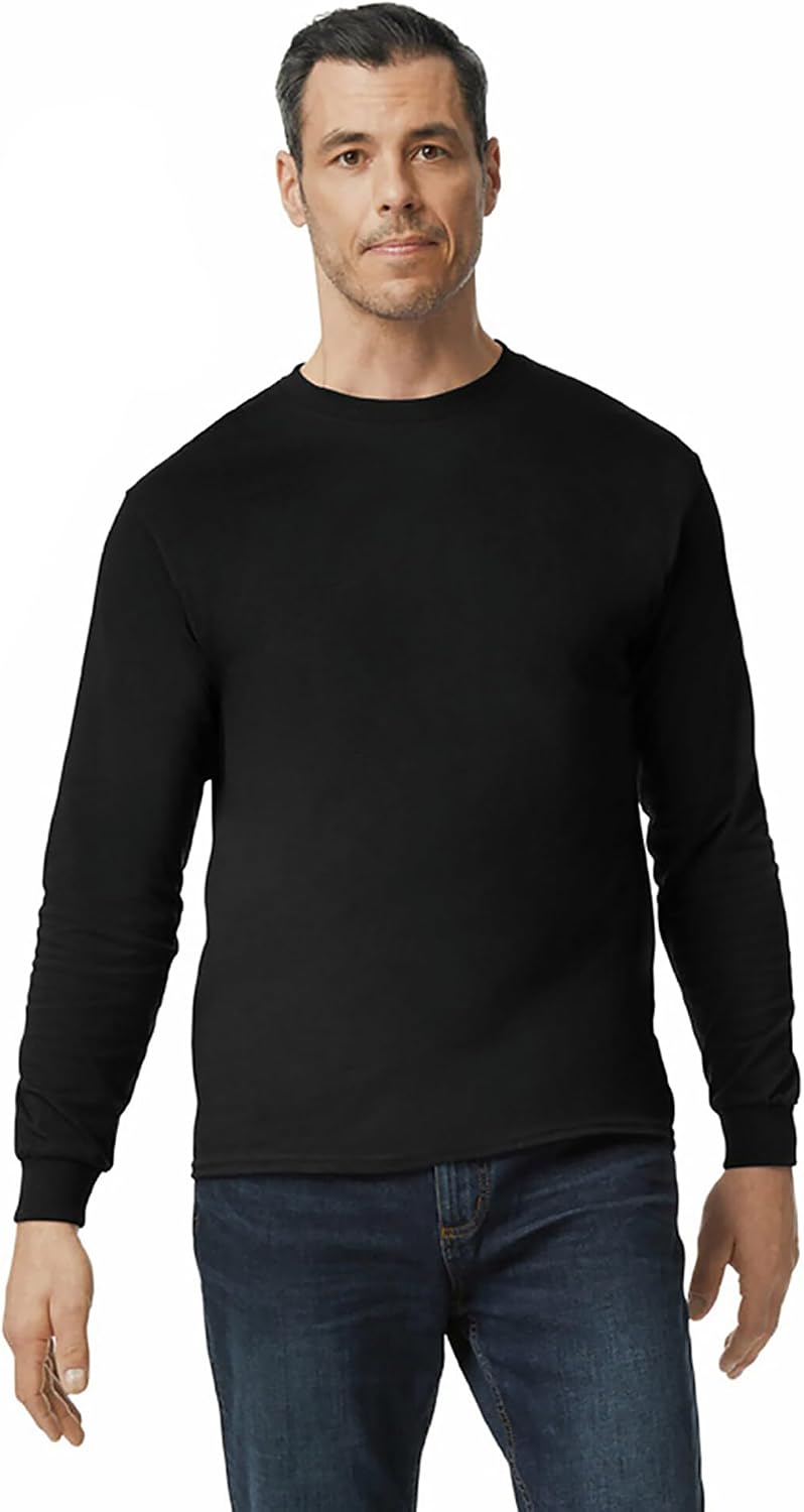 Gildan Adult Heavy Cotton Long Sleeve T-Shirt, Style G5400, 2-Pack - Image 2