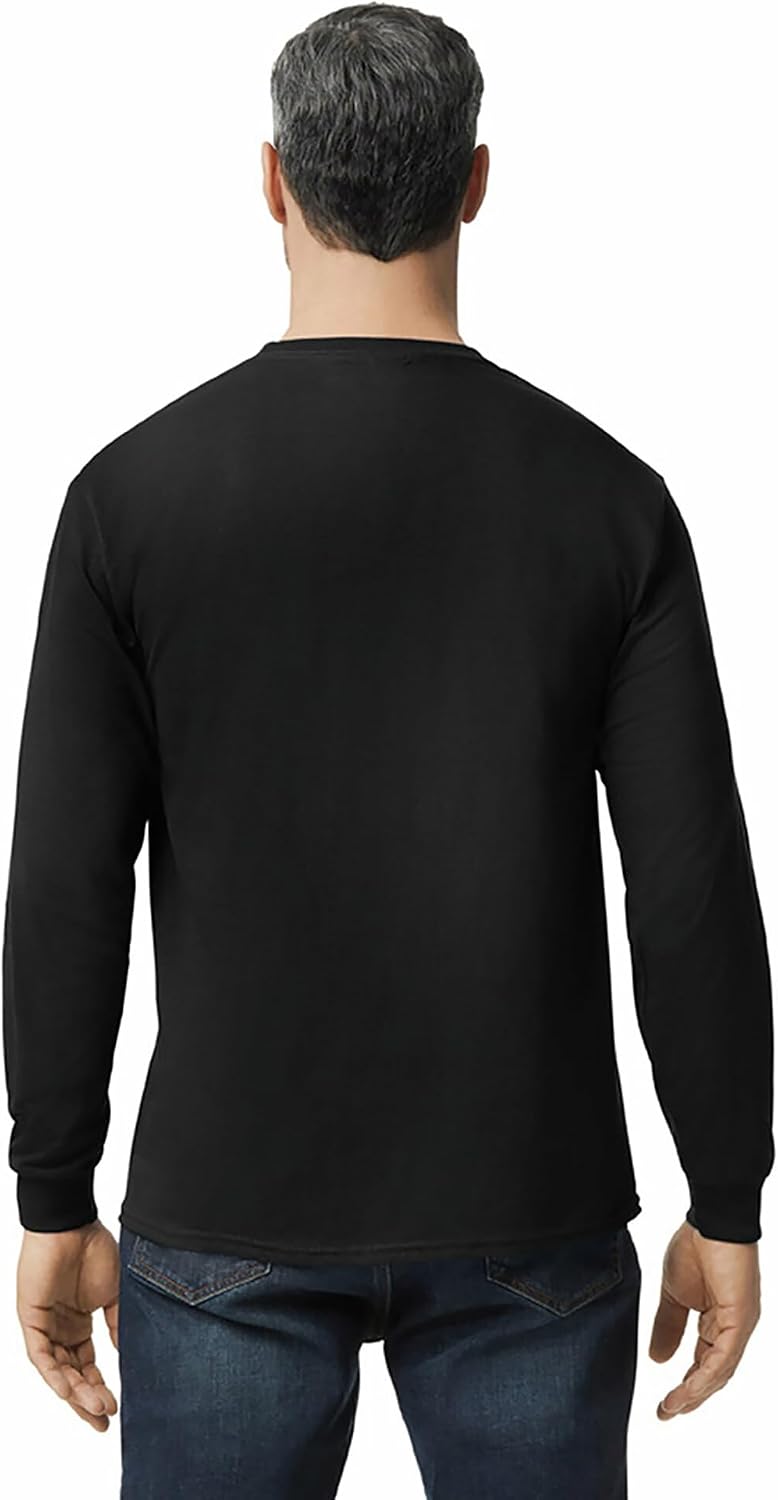 Gildan Adult Heavy Cotton Long Sleeve T-Shirt, Style G5400, 2-Pack - Image 4