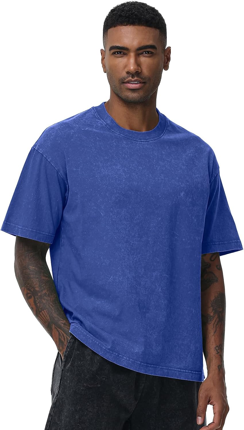 Men's Oversized Cotton T-Shirts Loose