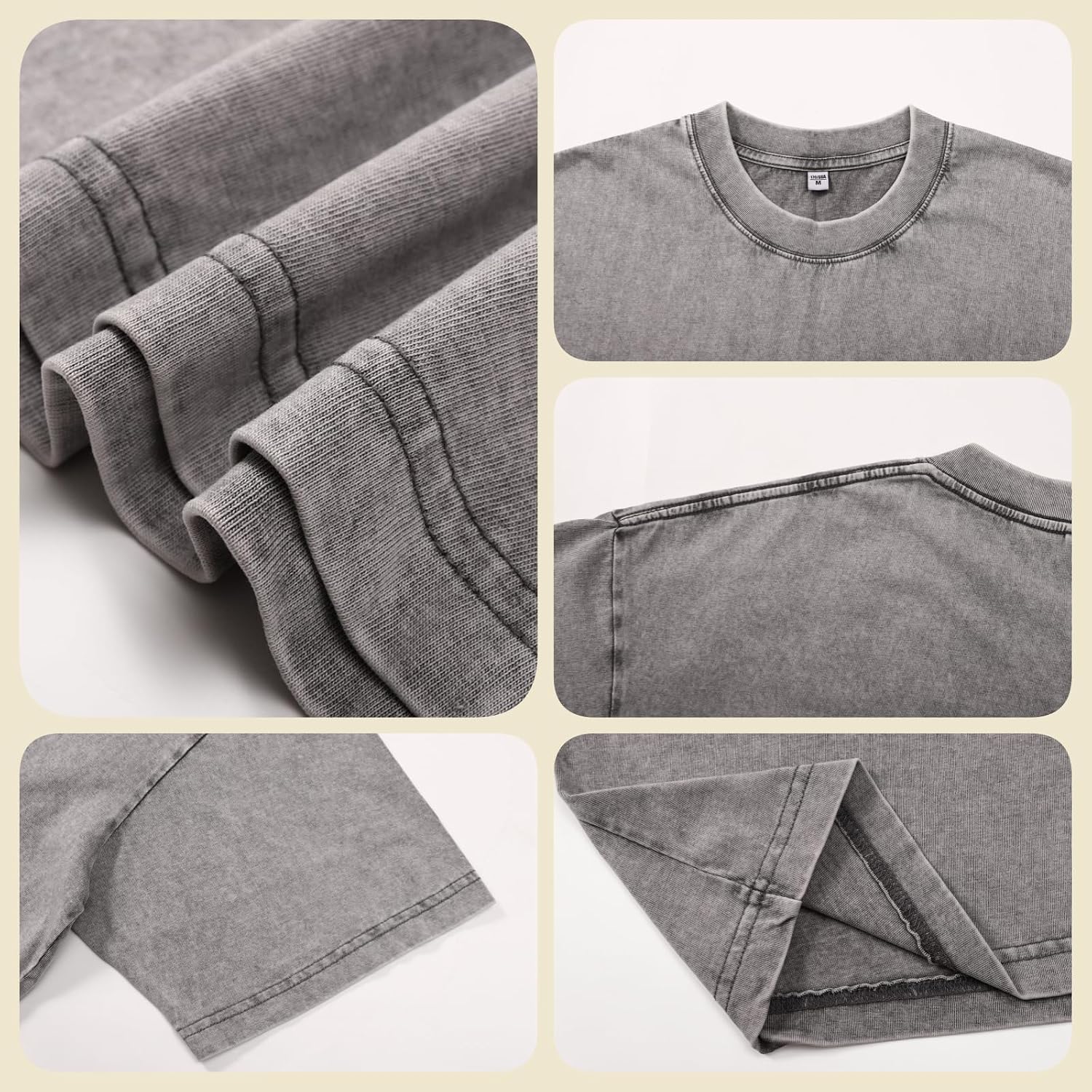 Men's Oversized Cotton T-Shirts Loose