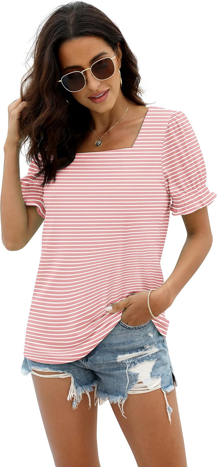 WIHOLL Tops for Women Summer